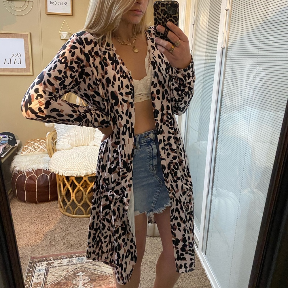 Leopard kimono